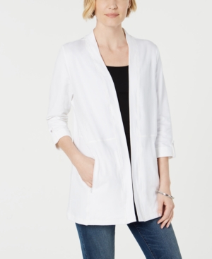 Karen Scott 3/4-Sleeve Cozy Cardigan Created for Macy's