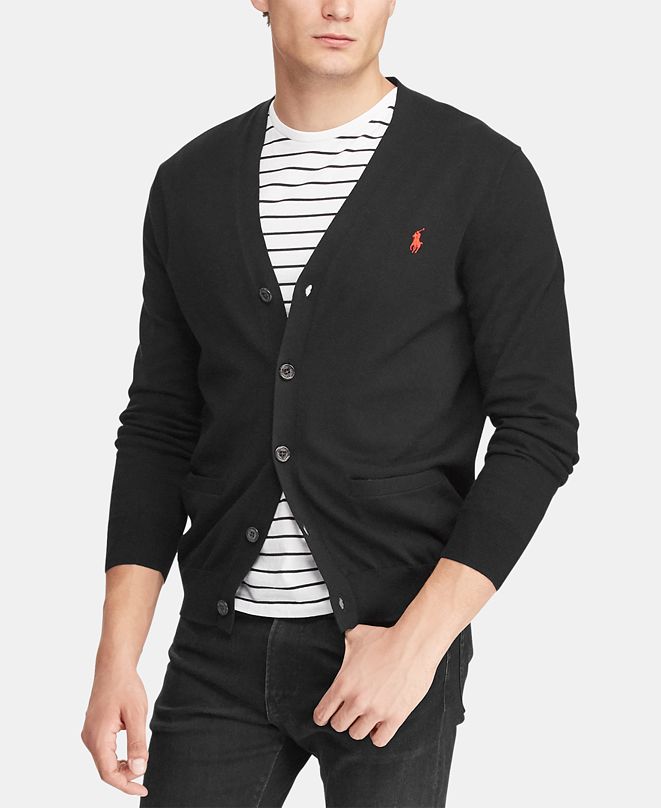 polo wool cardigan