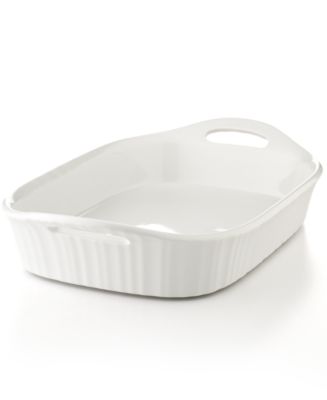 Corningware® French White 3 Qt. Rectangular Baker - Macy's