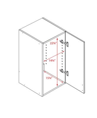 Elite 16" Stackable Wall Cabinet