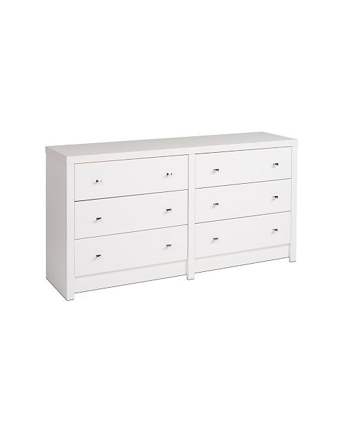 Prepac Calla 6 Drawer Dresser Reviews Furniture Macy S