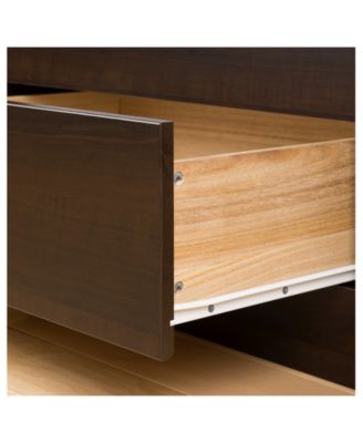 Prepac Full Mate's Platform Storage Bed with 6 Drawers