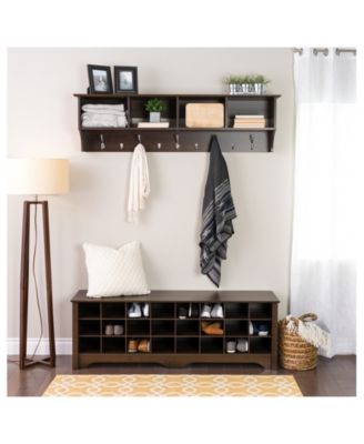 60" Wide Hanging Entryway Shelf
