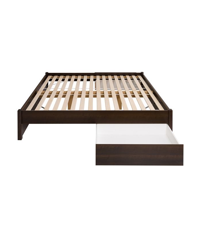 Prepac King Select 4-Post Platform Bed with 2 Drawers - Macy's