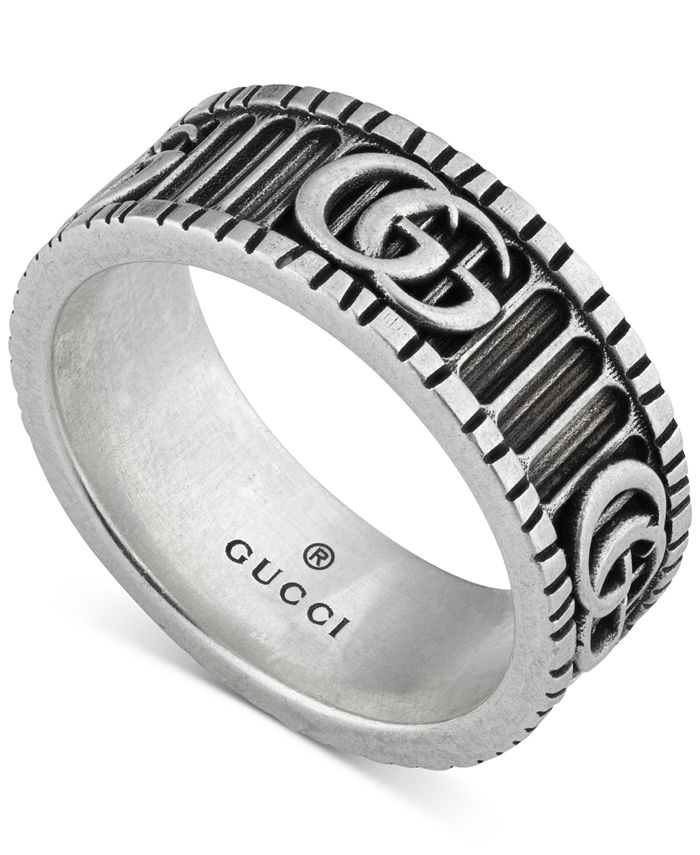 Gucci Double G Logo Band in Sterling Silver & Reviews - All Watches ...