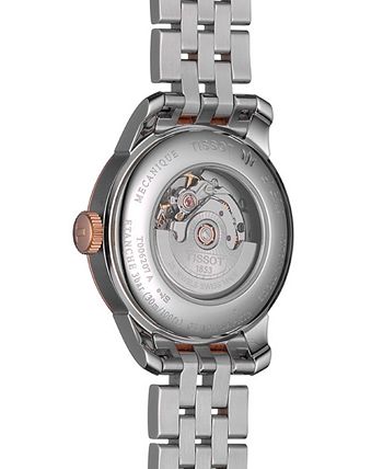 Tissot - Women's Swiss Automatic Le Locle Diamond-Accent Two-Tone Stainless Steel Bracelet Watch 29mm