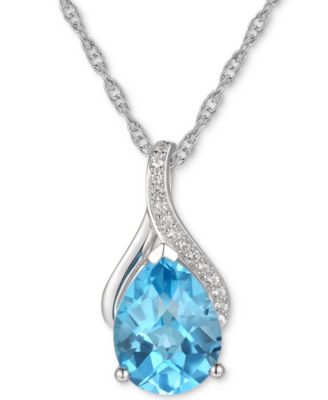 macys topaz necklace