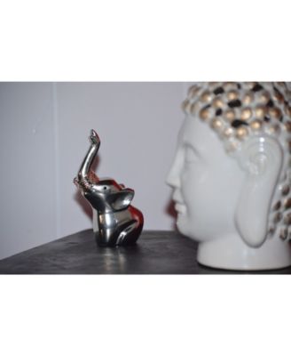 Silver Elephant Ring Holder