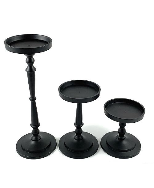 Vibhsa Pillar Candle Holders Set Of 3 Reviews All Holiday Lane