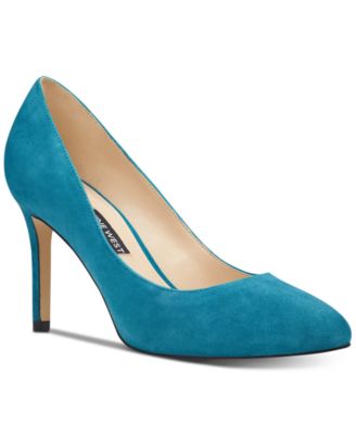 blue nine west shoes