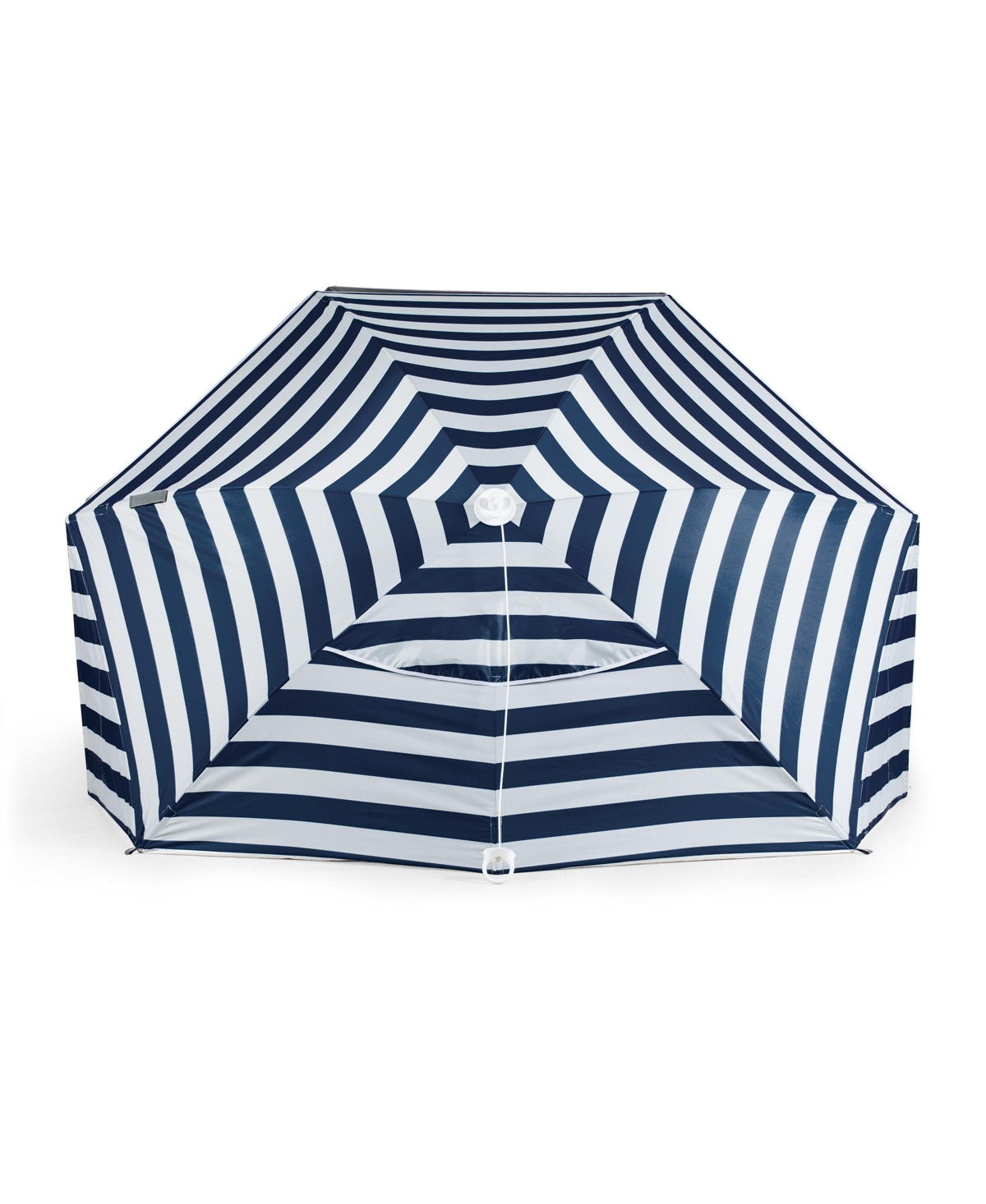 by Picnic Time Brolly Beach Umbrella Tent - Navy And White Stripe