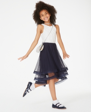 Speechless Big Girls Jeweled Waist Dress
