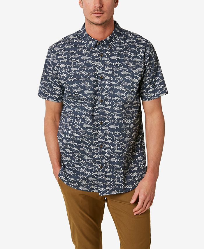 O'Neill Men's Angler Short Sleeve Woven - Macy's