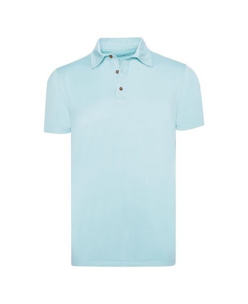Caribbean Joe Men S Short Sleeve Easy Care Stretch Golf Polo