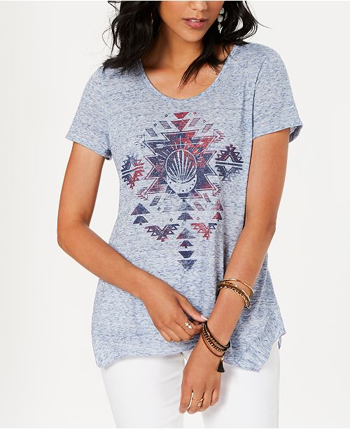 Style Co Graphic T Shirt Created For Macy S Reviews Tops