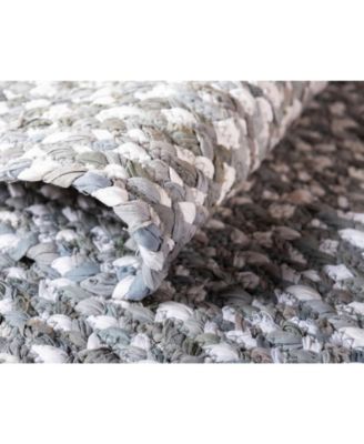 Bayshore Home Roari Cotton Braids Rcb1 6' x 9' Area Rug