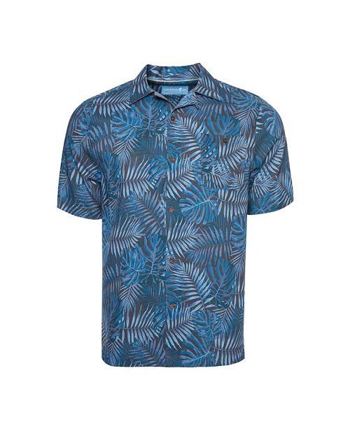 Caribbean Joe Men S Classic Camp Short Sleeve Island Shirt