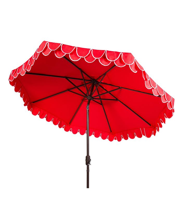 Safavieh Elegant Valance 9' Auto Tilt Umbrella Macy's