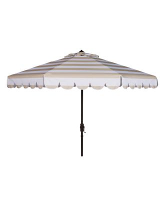 Safavieh - Maui Striped 9' Umbrella, Quick Ship