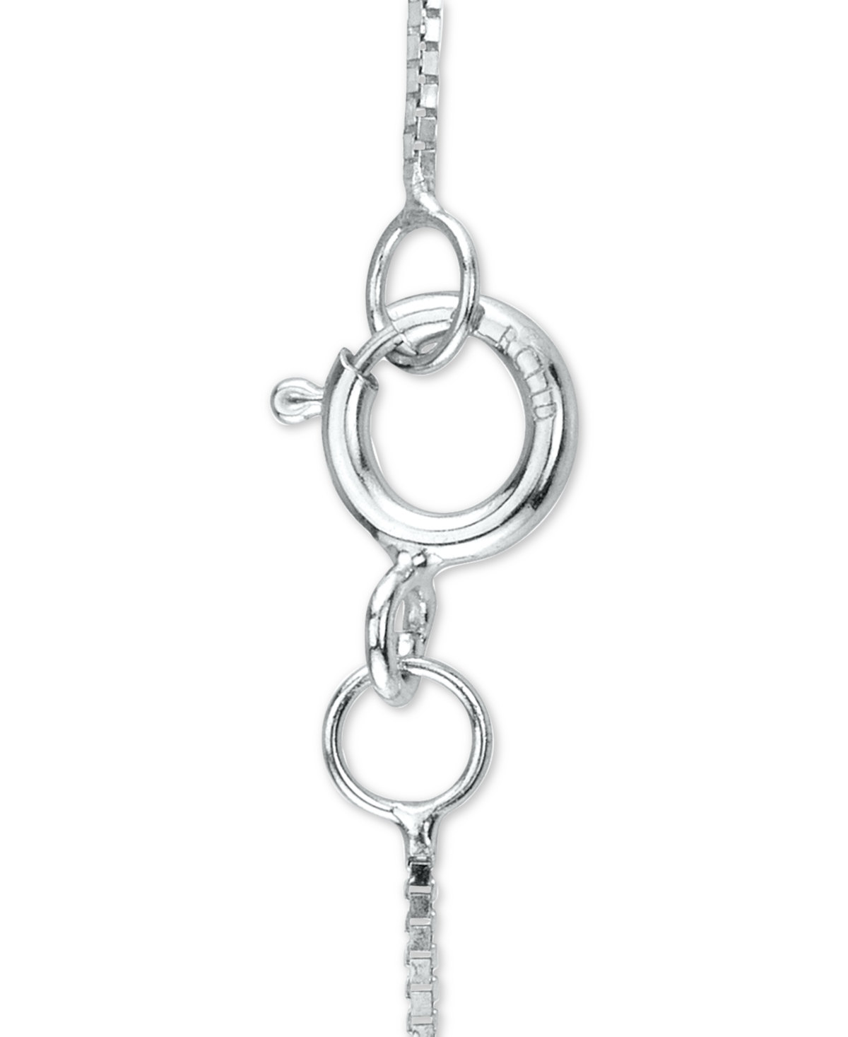 Diamond Teardrop Pendant Necklace in 14k Yellow Gold and Rose Gold (1/8 ct. t.w.) - White Gold