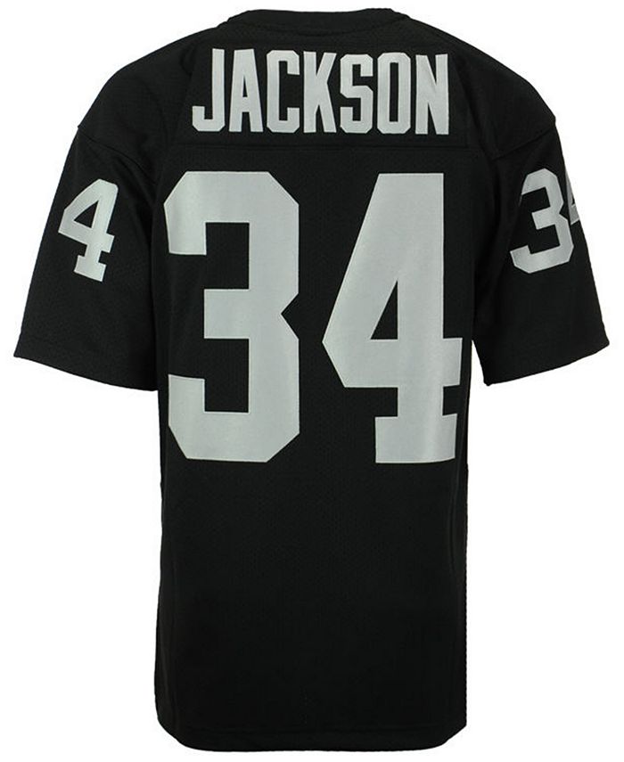 Mitchell & Ness Men's Bo Jackson Los Angeles Raiders Authentic Football ...