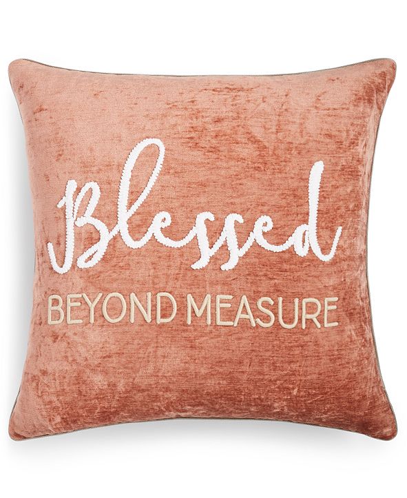 Lacourte Blessed Beyond Measure 20" x 20" Decorative ...