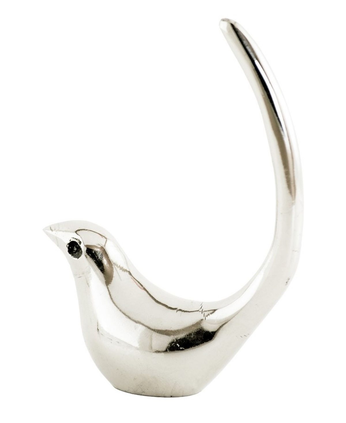 Bird Ring Holder Jewelry - Silver