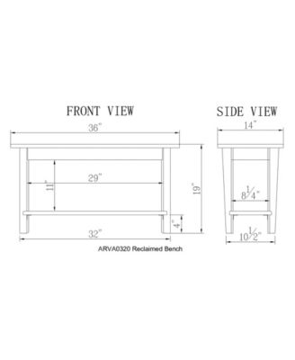 Revive Wall Coat Hook with Bench Set