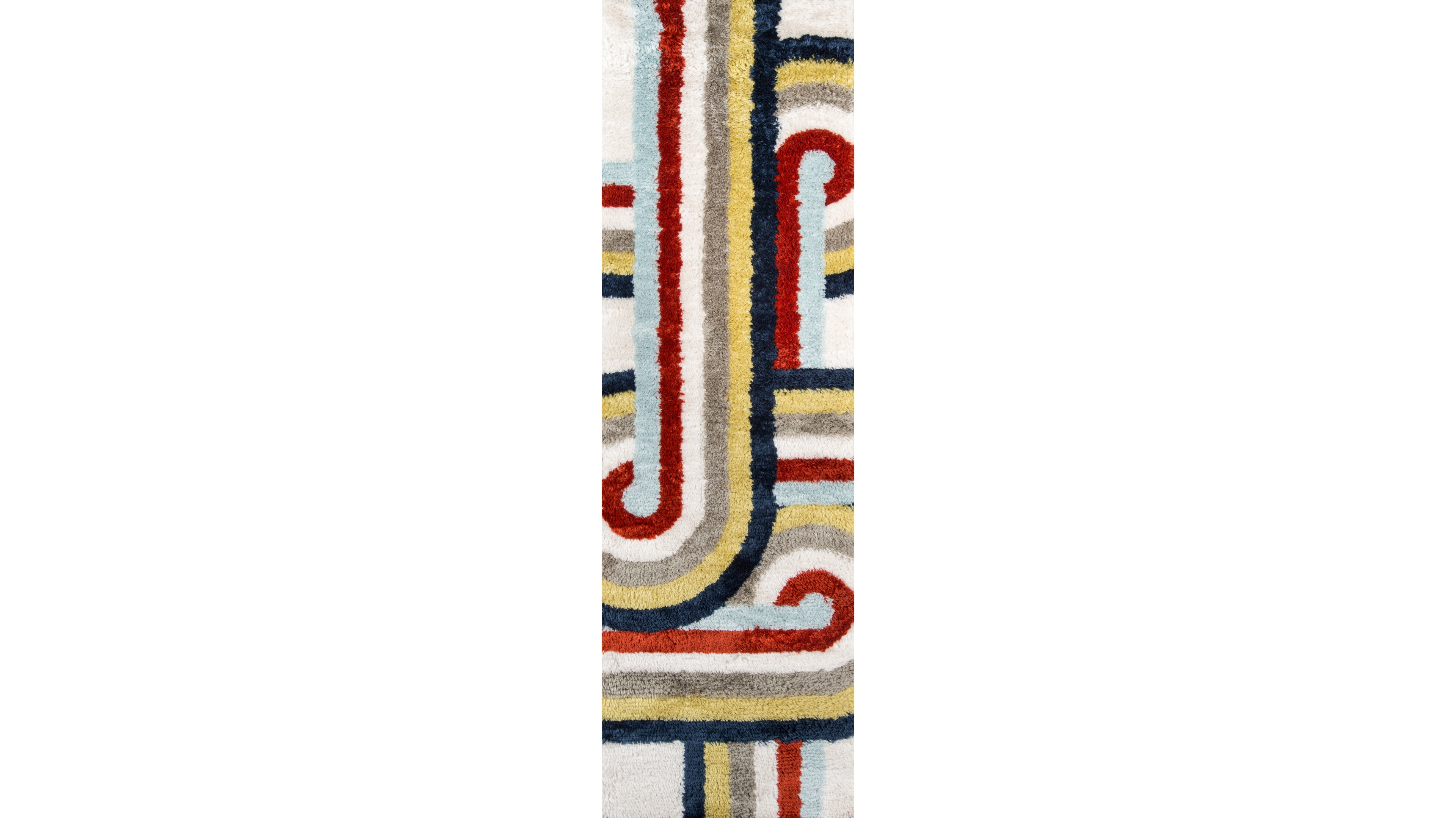 Novogratz Retro Ret-5 Multi 2'3" x 7'6" Runner Area Rug