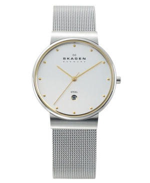 Skagen Women's Stainless Steel Mesh Bracelet Wash 355LGSC