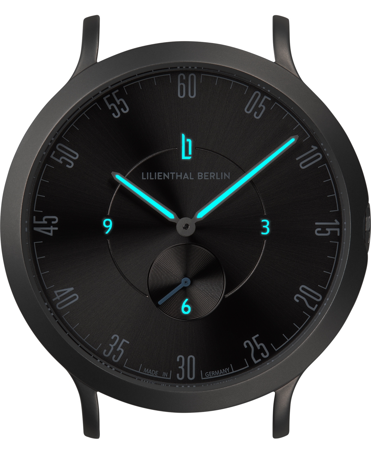 Lilienthal Berlin L1 Gray Leather Watch 42mm