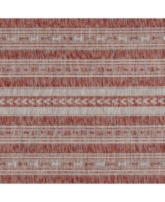 Novogratz Villa Vi-04 Copper 2'7" x 7'6" Runner Outdoor Area Rug