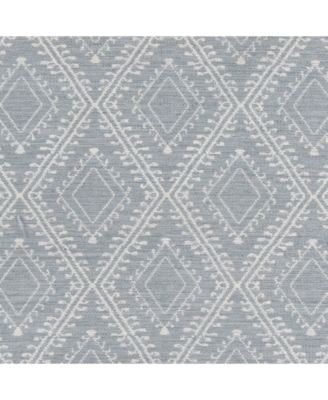 Easton Eas-1 Machine-Washable Pleasant Gray 7'6" x 9'6" Area Rug