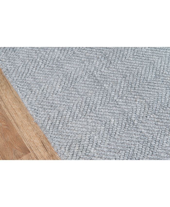 Erin Gates Ledgebrook Led1 Washington Gray 2'3" x 8' Runner Area Rug