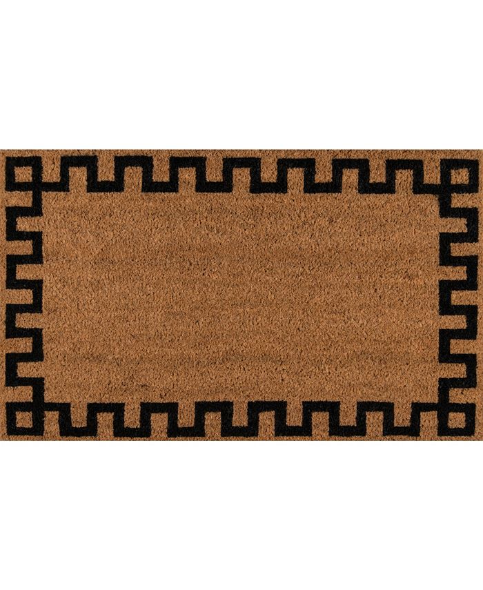 Erin Gates Park Par4 Greek Key Natural 1'6" x 2'6" Area Rug & Reviews Rugs Macy's