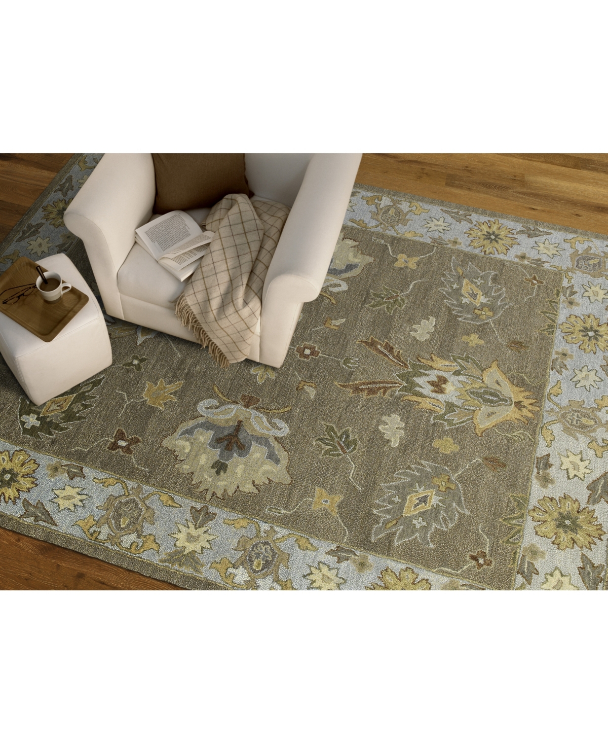 Kaleen Brooklyn Delaney-03Area Rug - Mocha