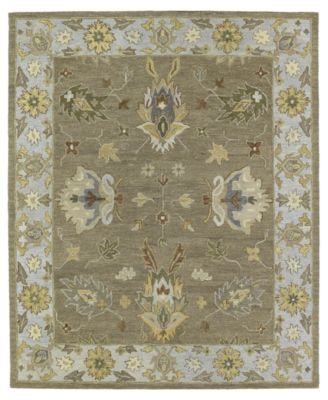 Kaleen Brooklyn Delaney-03 Mocha 8' x 11' Area Rug - Macy's