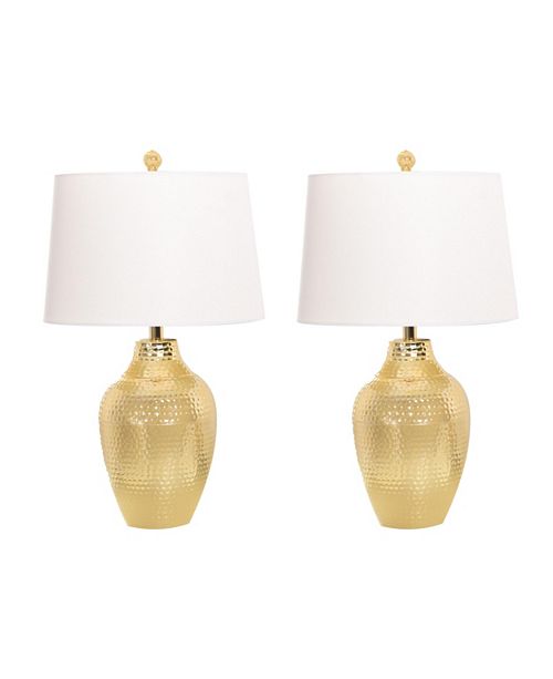 Abbyson Living Harlow Gold Table Lamp Set Of 2 Reviews