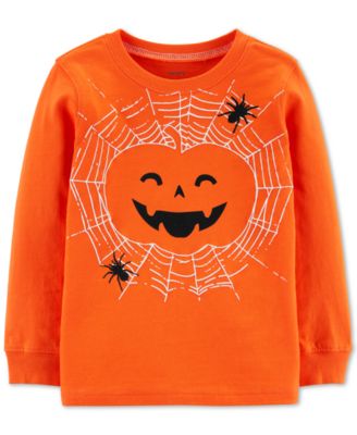 Carter's - Toddler Boys Jack-O-Lantern-Print Cotton T-Shirt