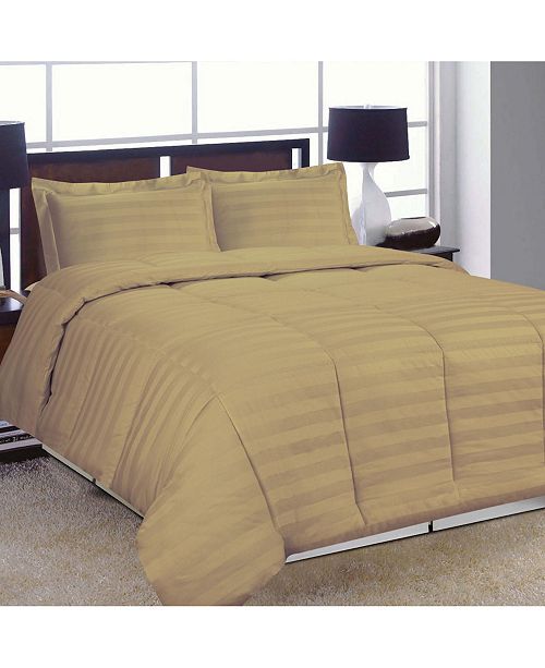 Dream Space Striped Damask King Comforter Set Reviews
