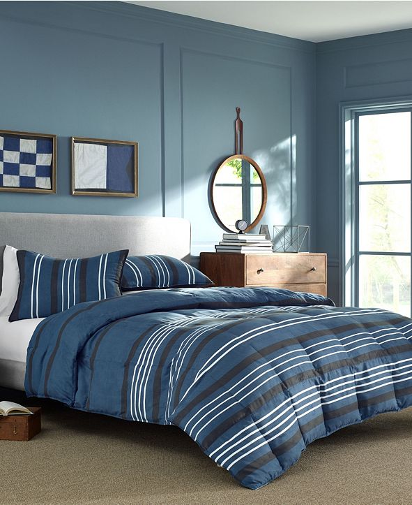 Nautica Valmont Navy Comforter Set, Twin/Twin XL & Reviews ...