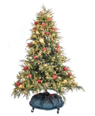 Upright Assembled Christmas Tree Bag with Wheels, 7'-9' trees