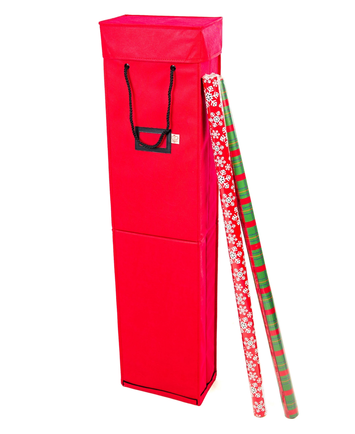 Vertical Wrapping Paper Storage Container - Red
