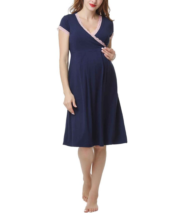 kimi + kai Kimi & Kai Jenny Maternity Nursing Night Gown - Macy's