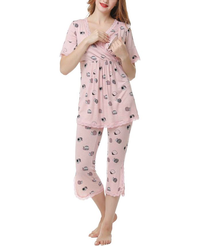 kimi + kai Kimi & Kai Foxy Maternity Nursing Pajama Set - Macy's