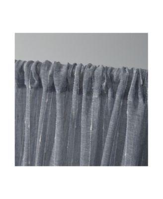 Itaji Sheer Rod Pocket Top Curtain Panel Pair, 54" x 84"