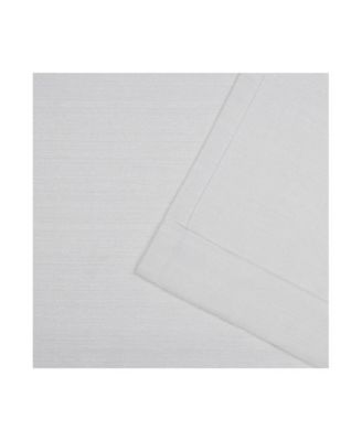 Mellow Slub Textured Hidden Tab Top 54" X 84" Curtain Panel Pair