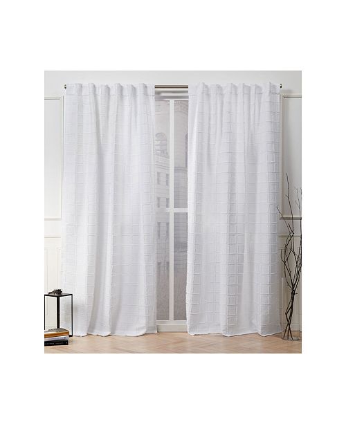 Exclusive Home Nicole Miller Helix Embellished Square Hidden Tab