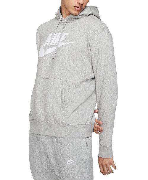 alfani Nike Men's Sportswear Club Fleece Graphic Pullover Hoodie Men's Fashion & Accessories