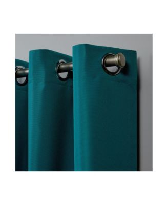 Canvas Indoor/Outdoor Grommet Top 54" X 96" Curtain Panel Pair